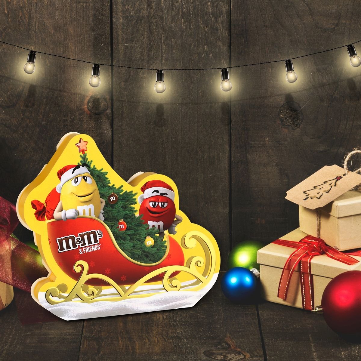 Набор конфет m&m's "санки" 325 г