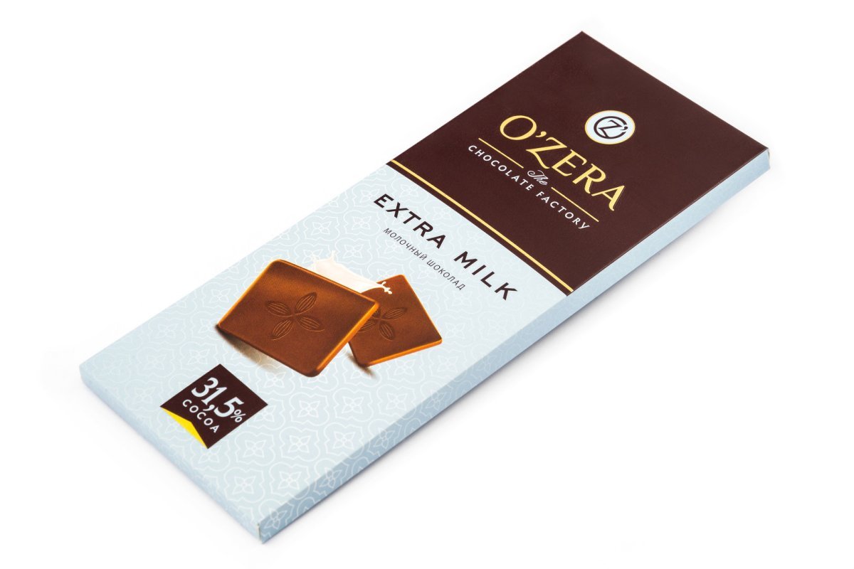 Шоколад o'Zera Extra Milk & Hazelnut 90гр