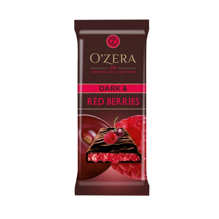 Шоколад o Zera Dark Red Berries 90г