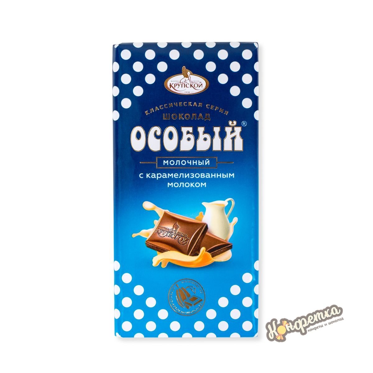 Шоколад Крупская особый молочный 90г