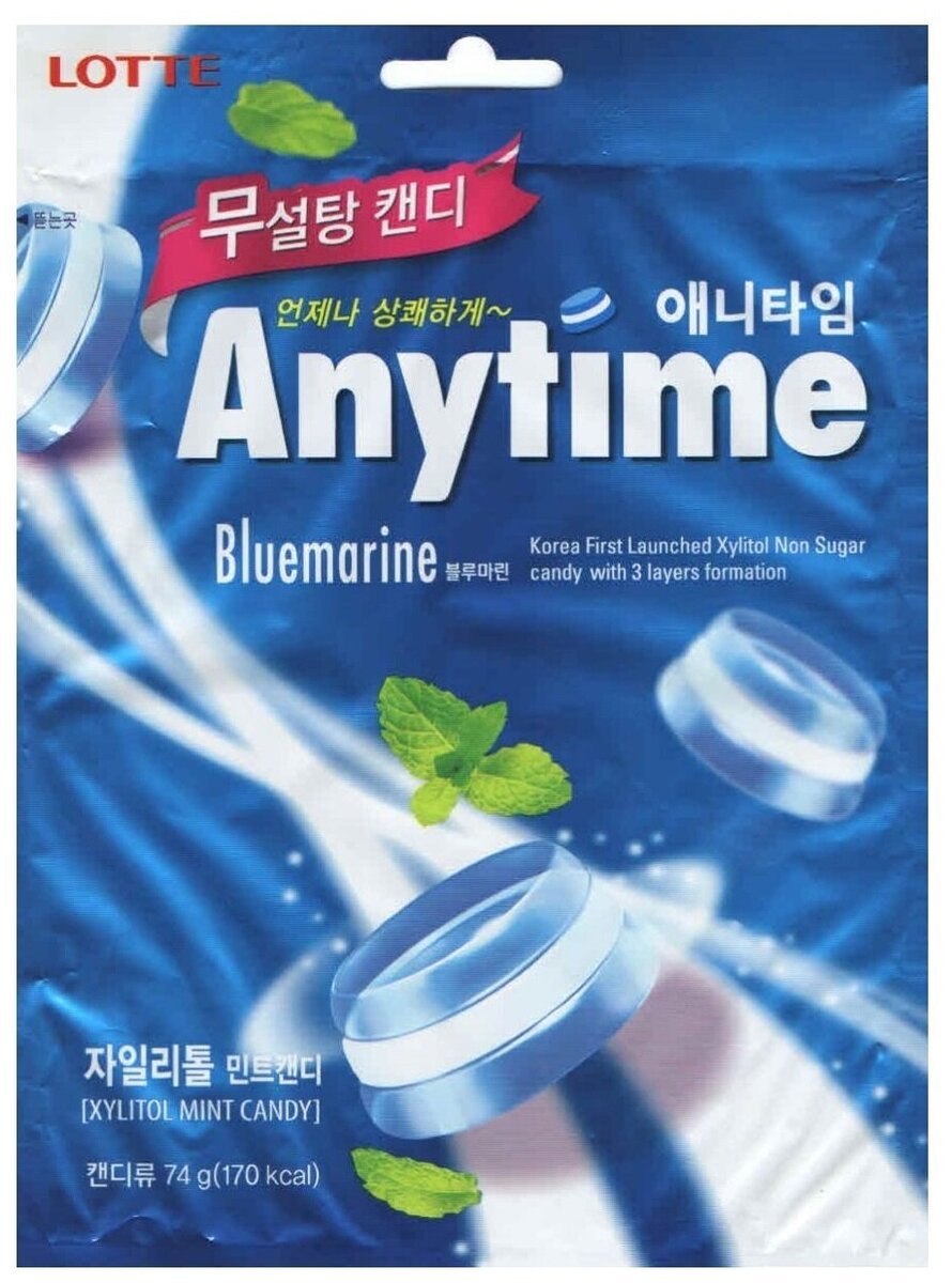 Lotte anytime леденцы