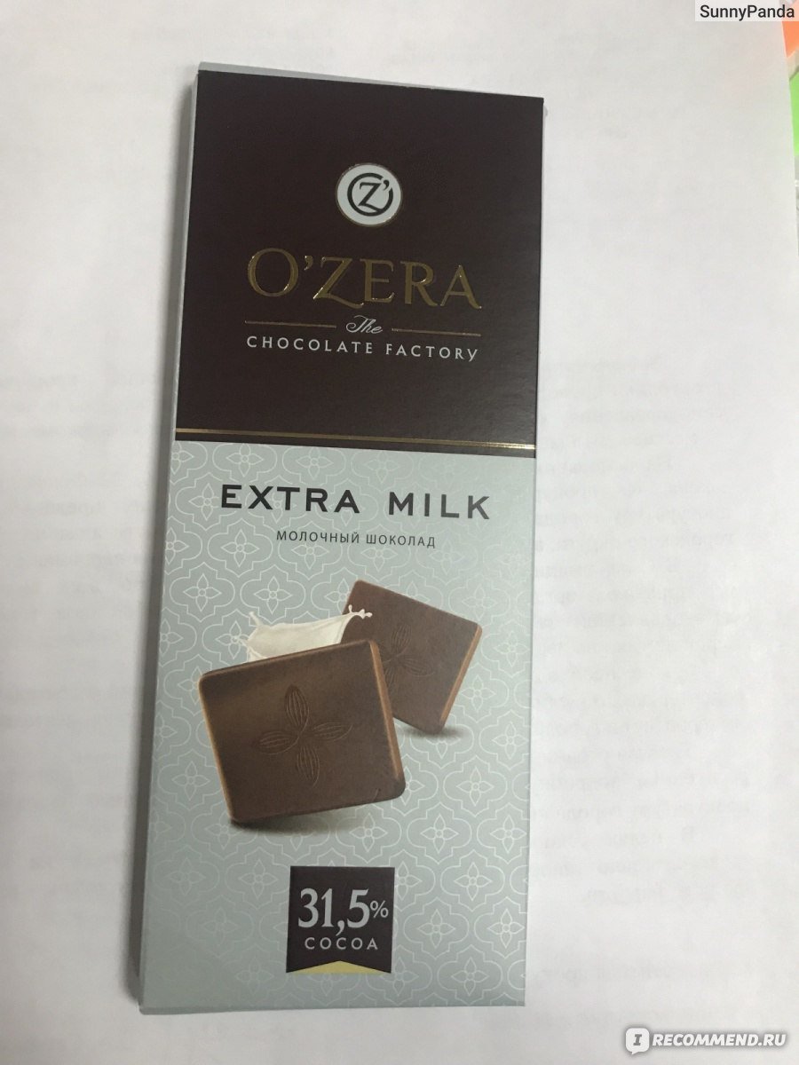 Шоколад o"Zera Extra Milk & Hazelnut 90г молочный