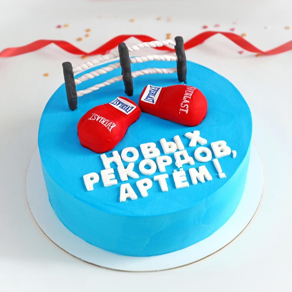 Торт на день рождения девочке боксеру