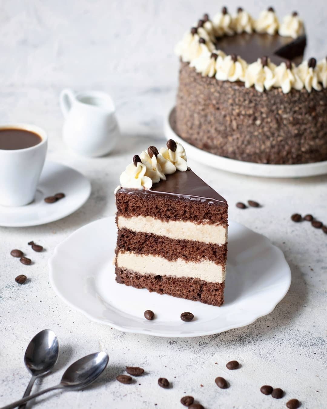 Торт кофейно шоколадный