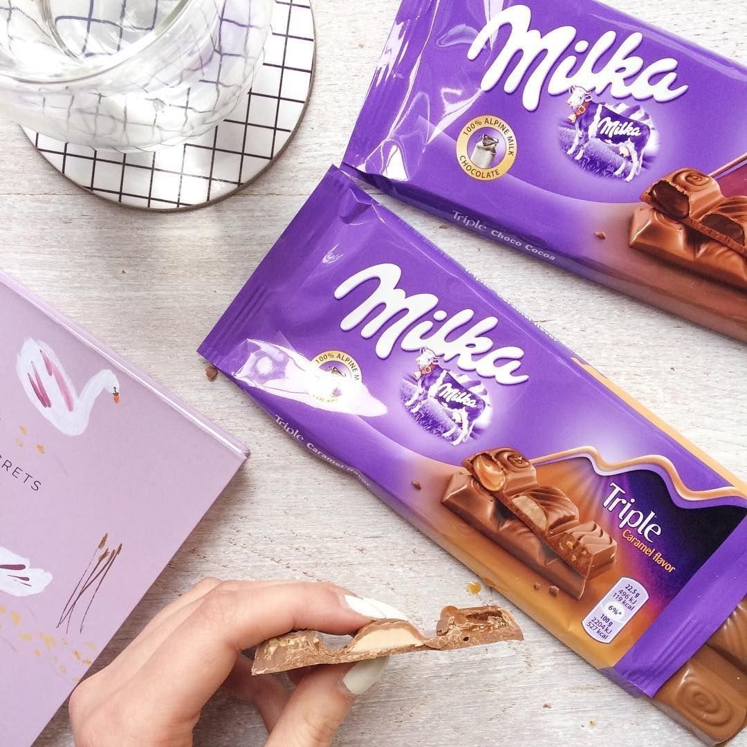 Milka шоколад Эстетика