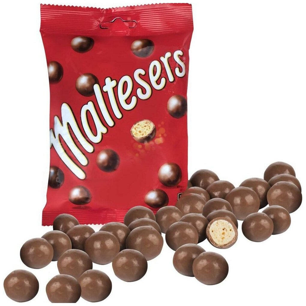 Maltesers драже шоколадные шарики