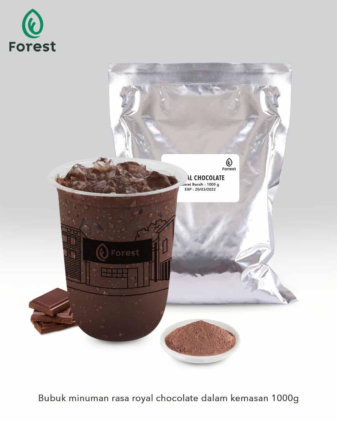 Горький шоколад Royal Forest
