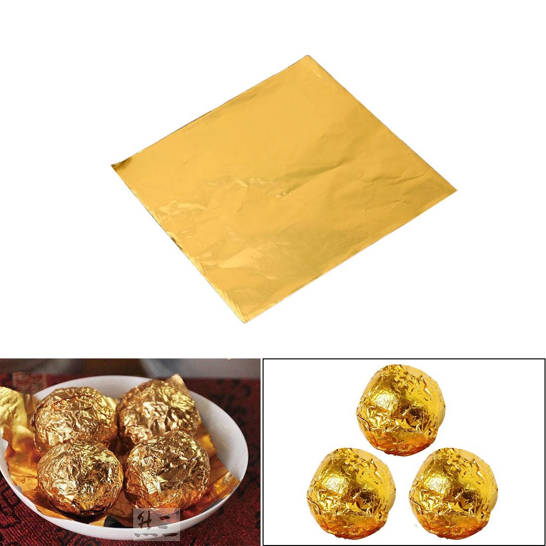 Фольга для конфет золото