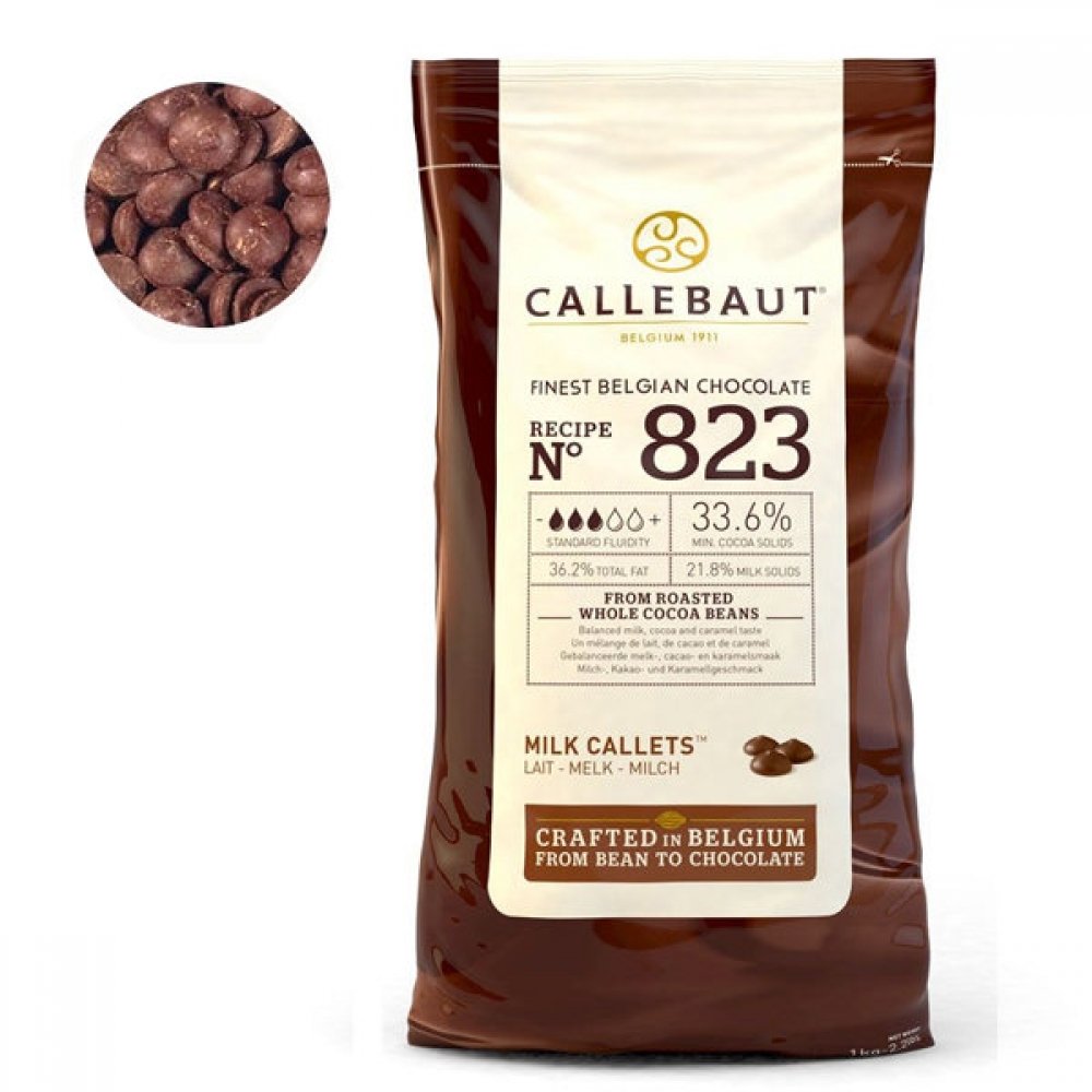 Callebaut 1 кг молочный 823