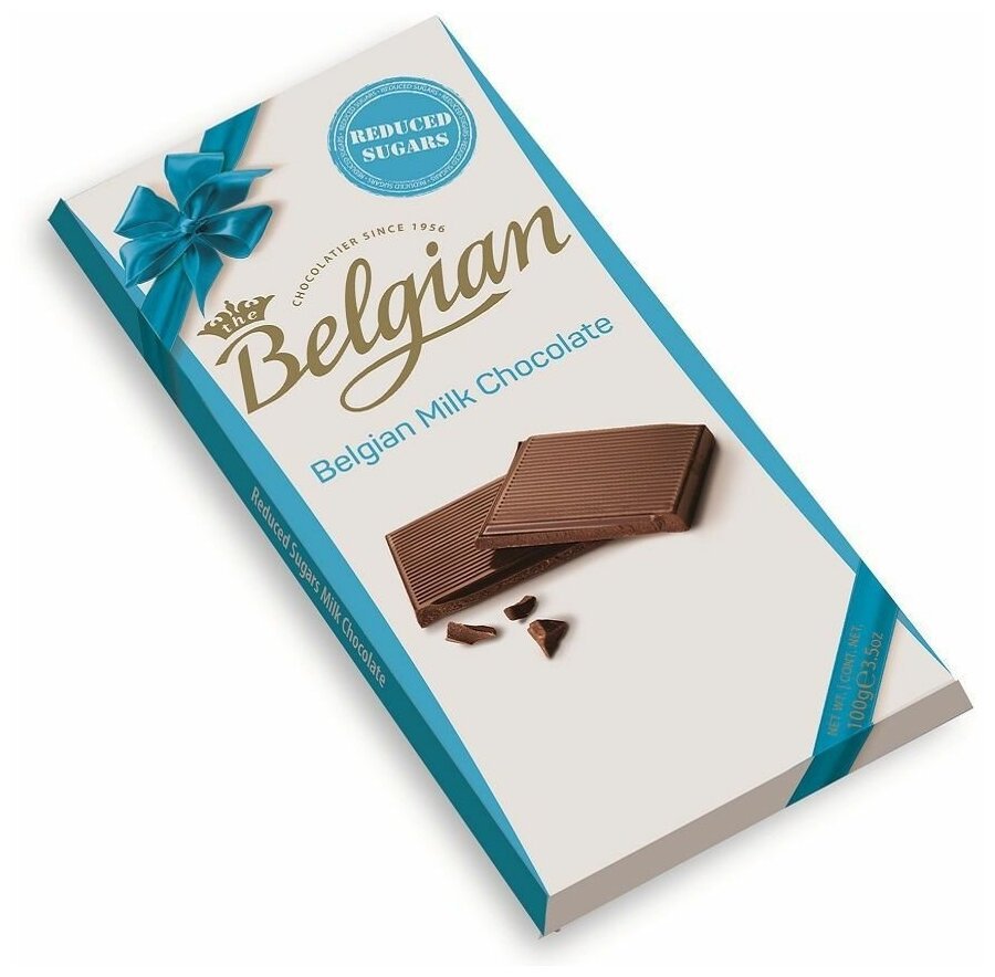 Шоколад the Belgian молочный без сахара, 100г