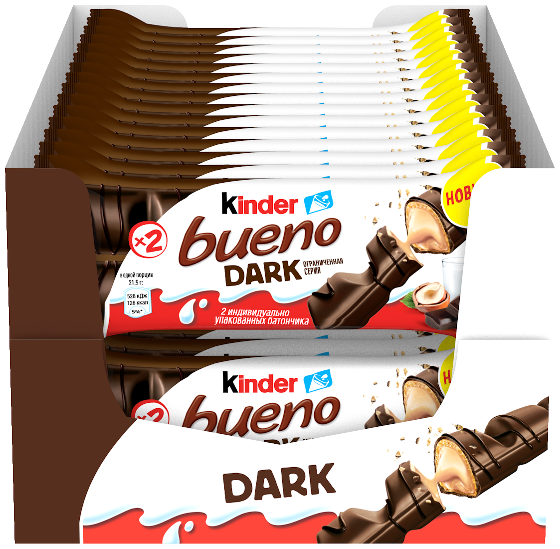 Батончик kinder bueno, 43 г