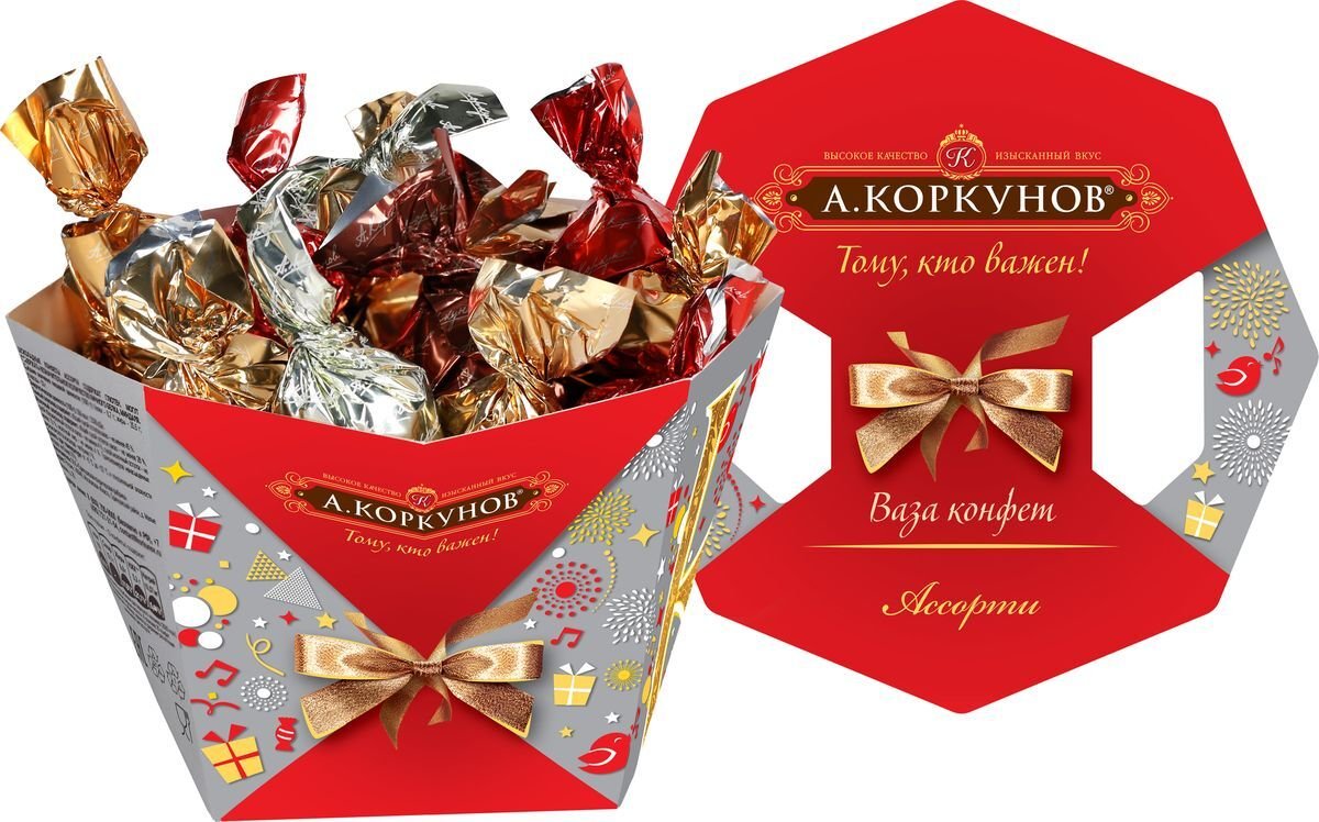 Конфеты ассорти волшебница 200г