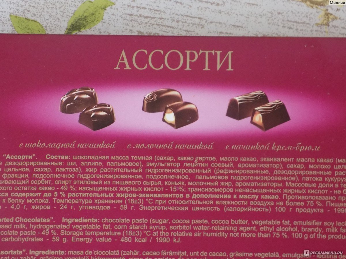 Кондитерская фабрика Славянка конфеты ассорти