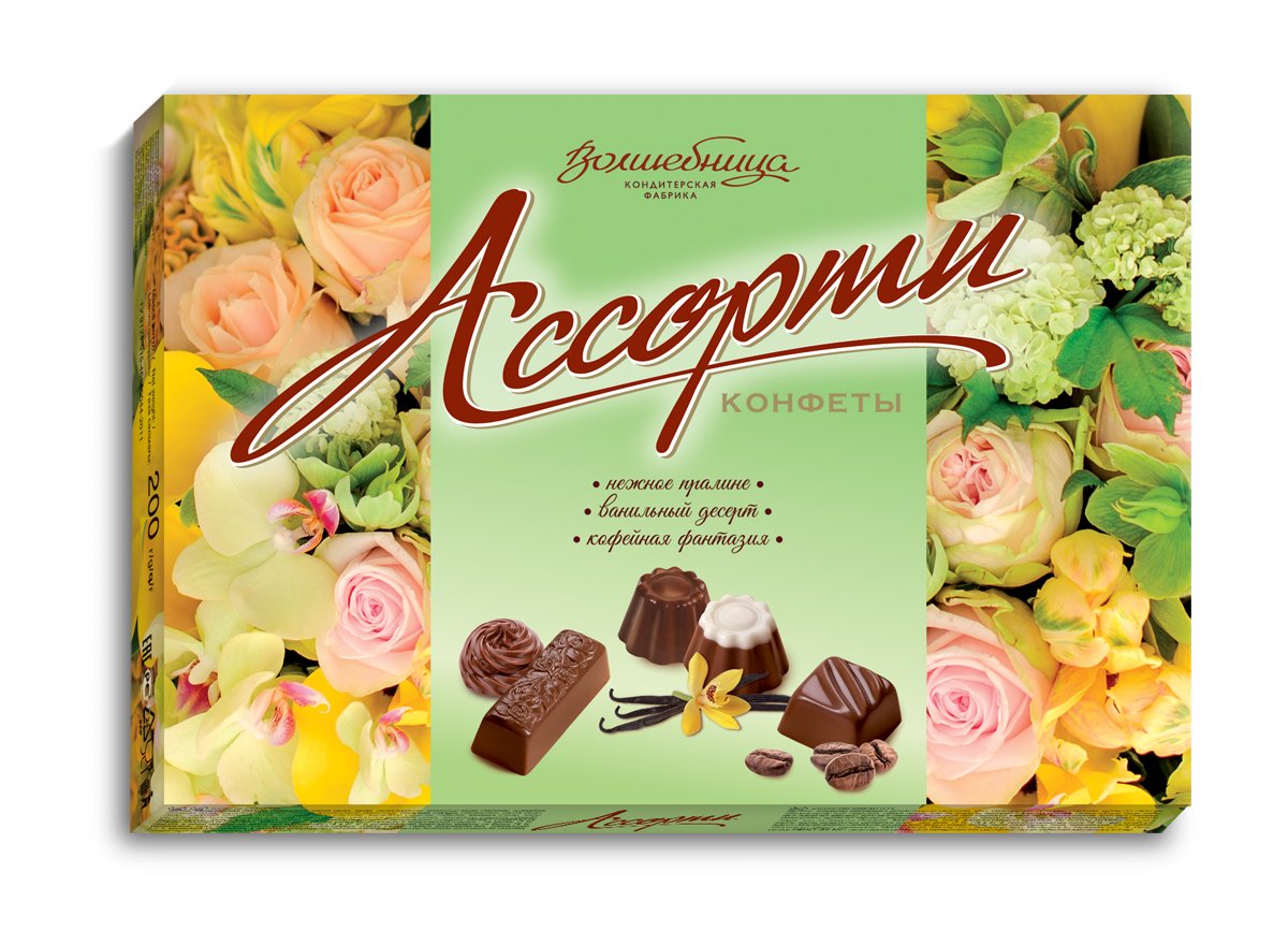 Набор конфет волшебница ассорти 200г