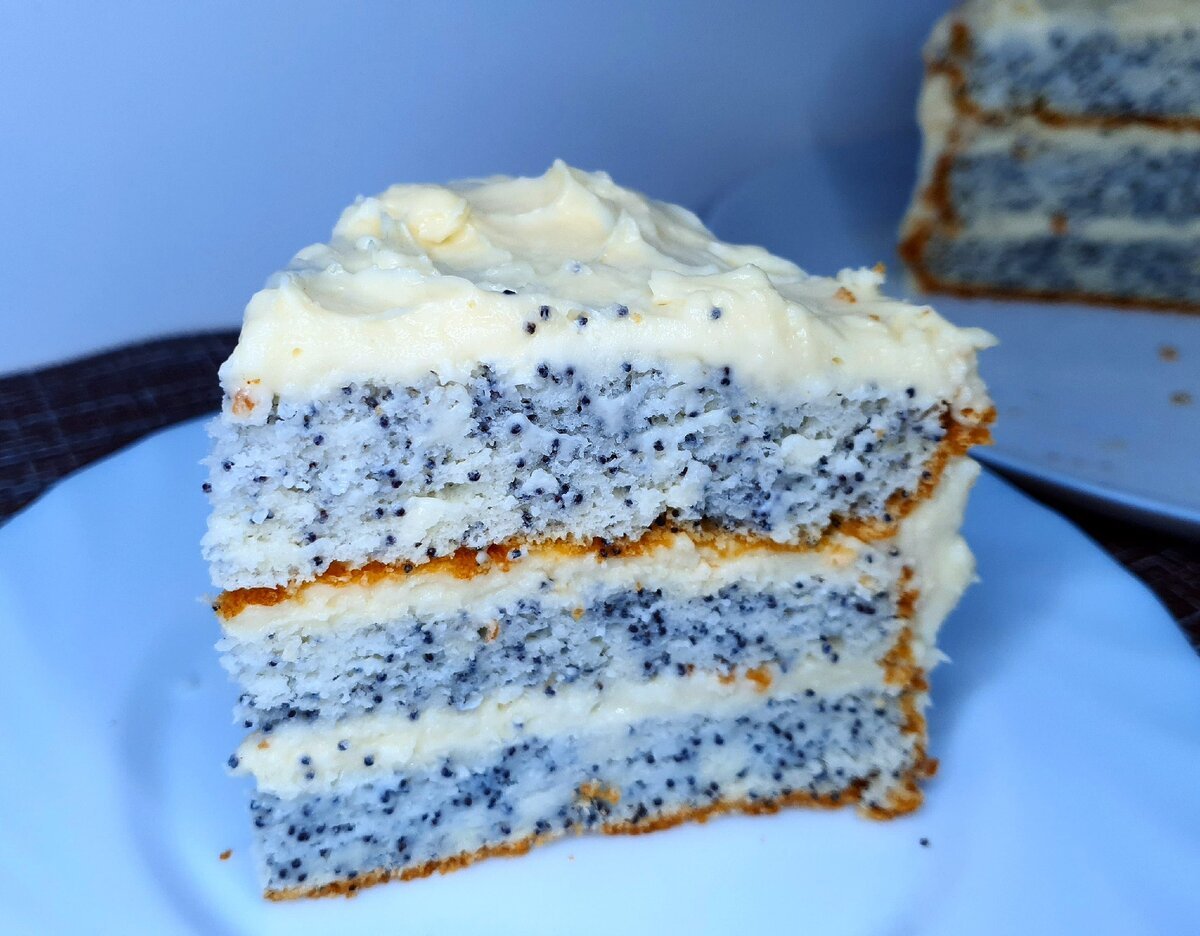 Торт маковый Азбука вкуса