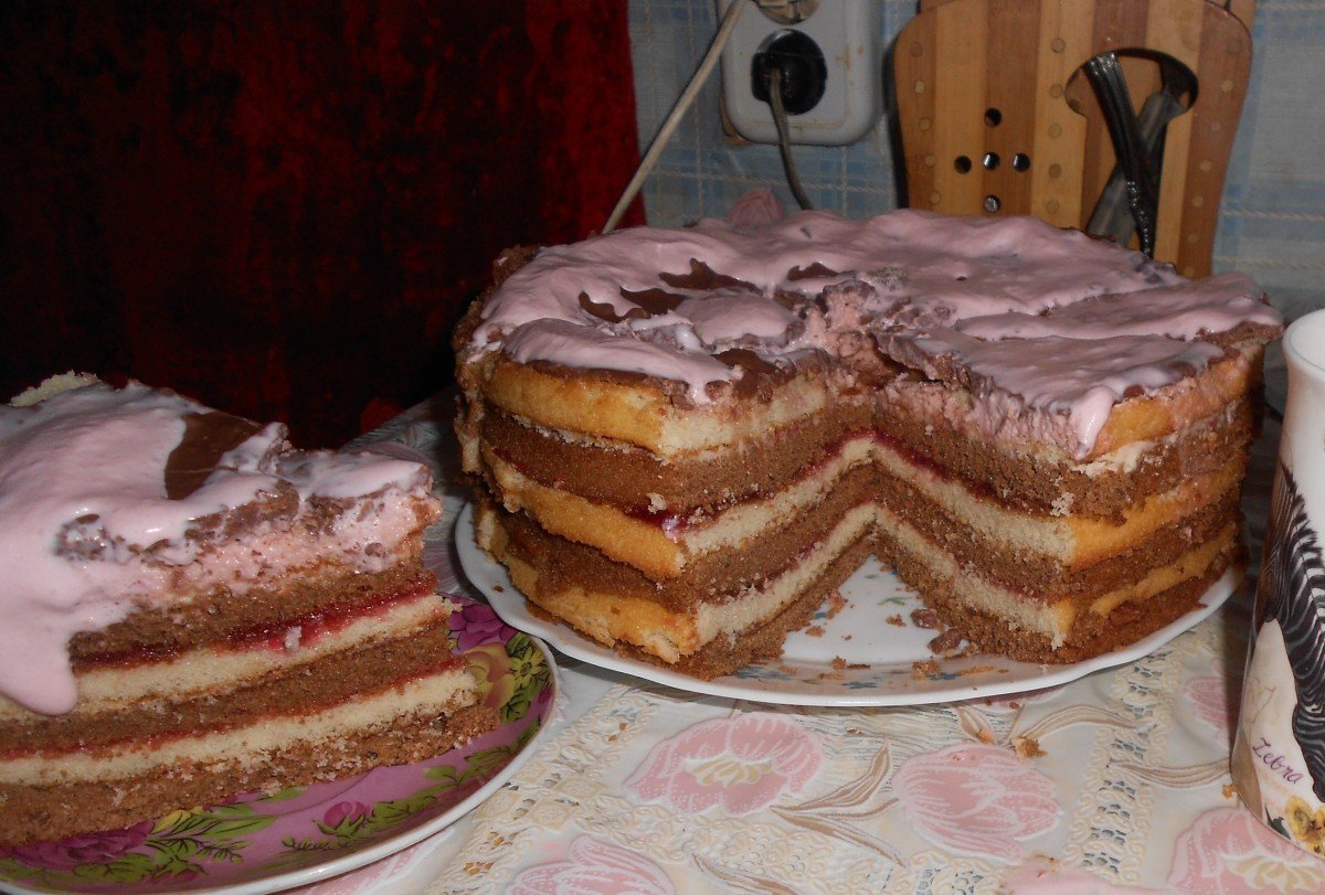 Торт из коржей