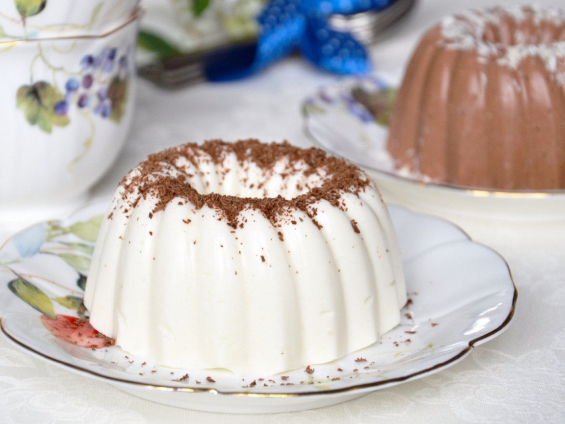 Бланманже миндальное