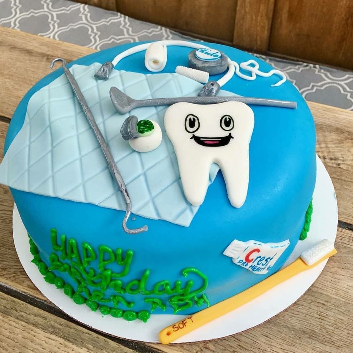 Торт для стоматолога мужчины