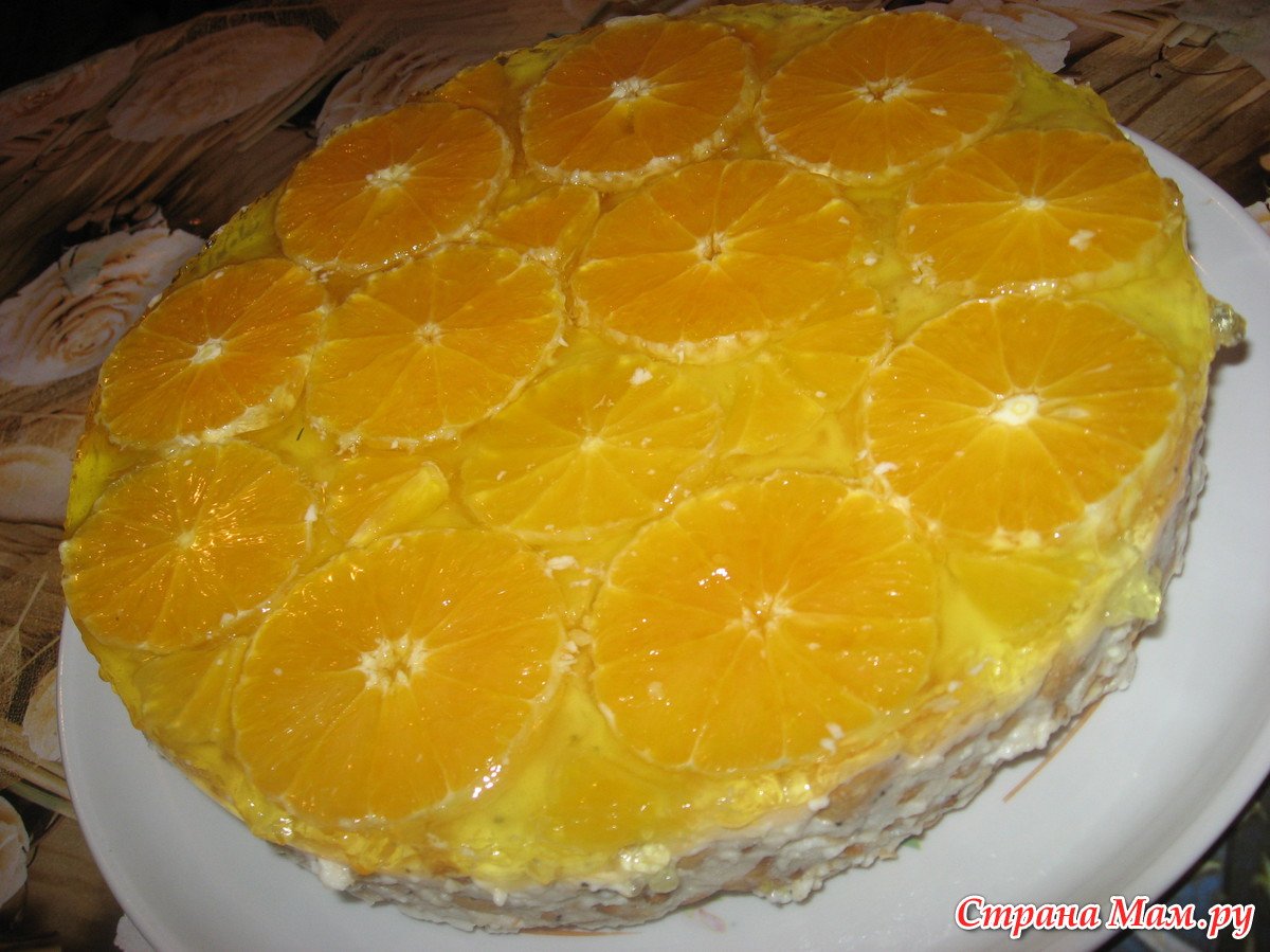 Рамзи мандариновый чизкейк