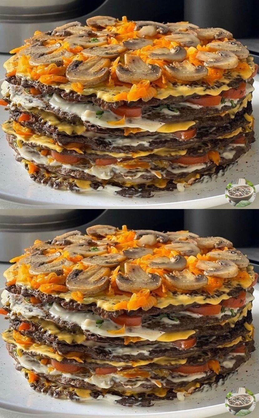 Печеночный торт канапе