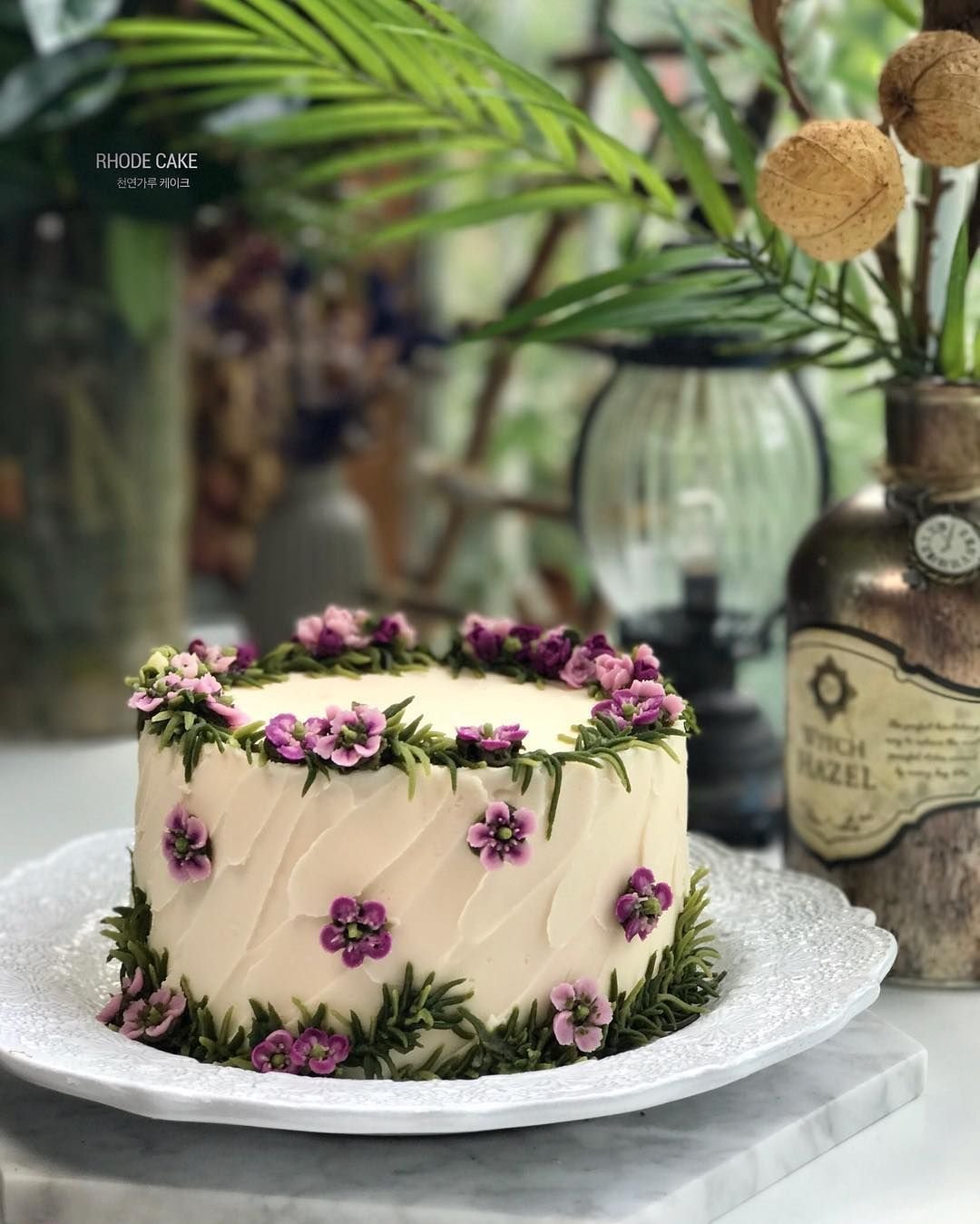 Торт для девочки флористки