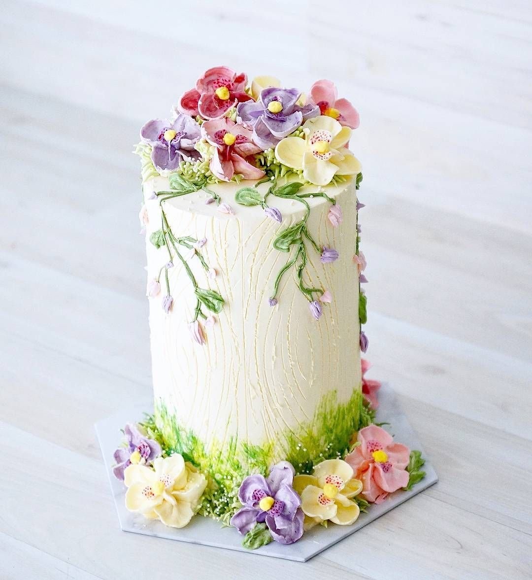 Корейский торт Happy Birthday