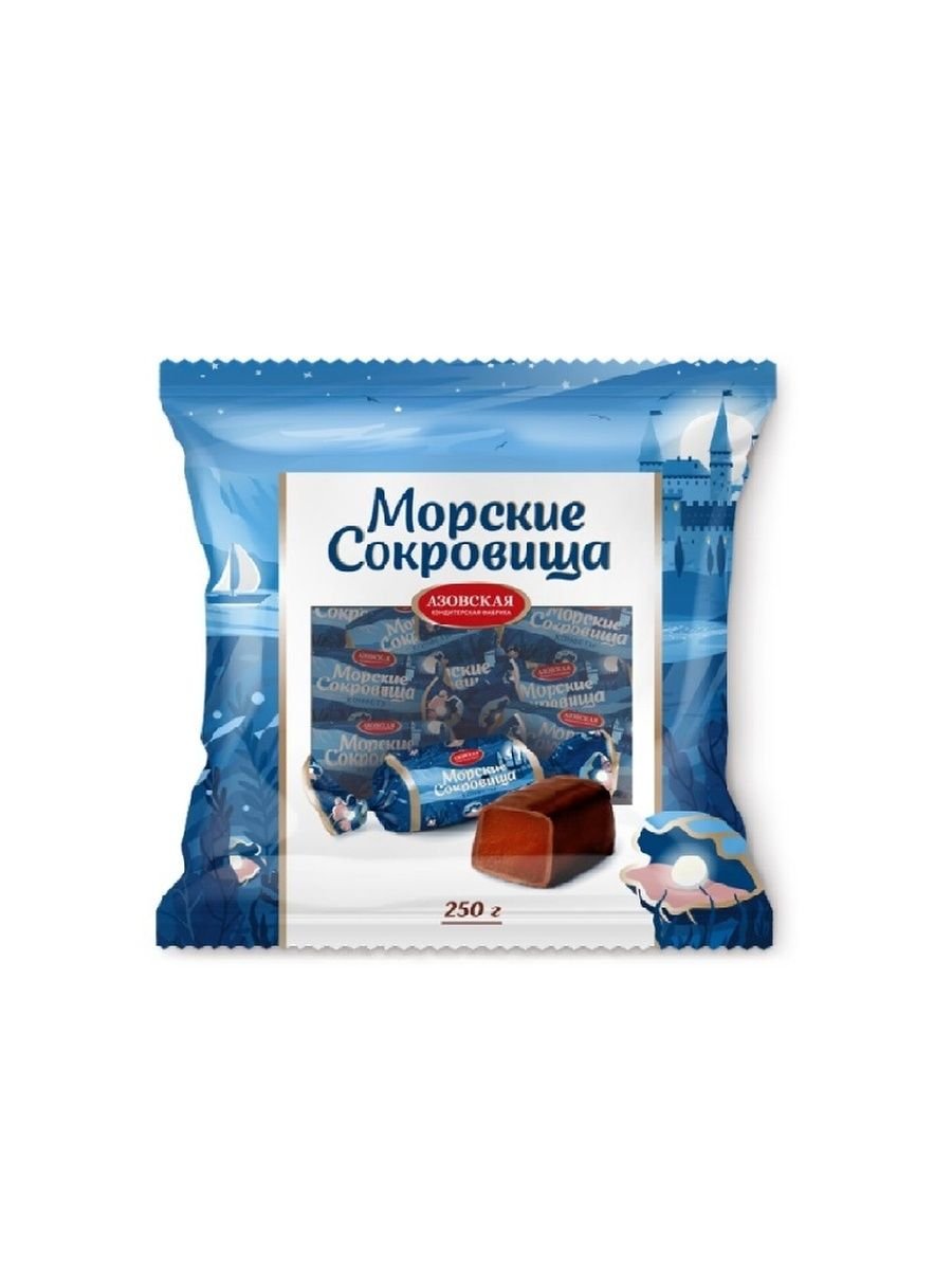 Шоколадные конфеты морские