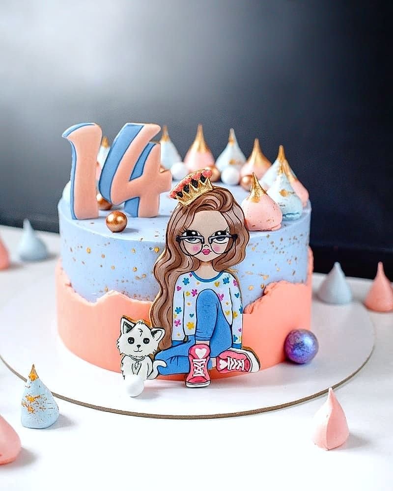 Тортики на 18 лет девушке