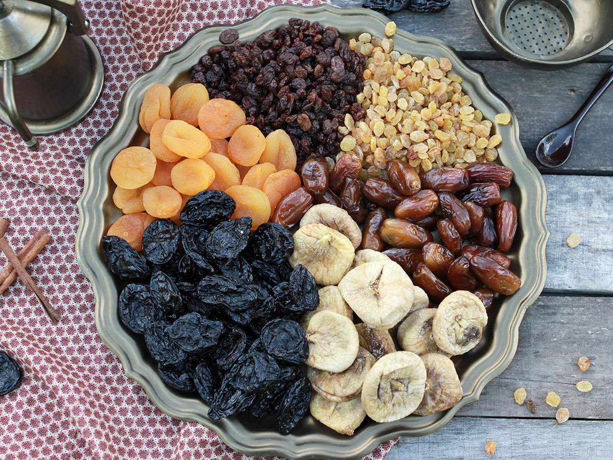 Чаепитие с сухофруктами