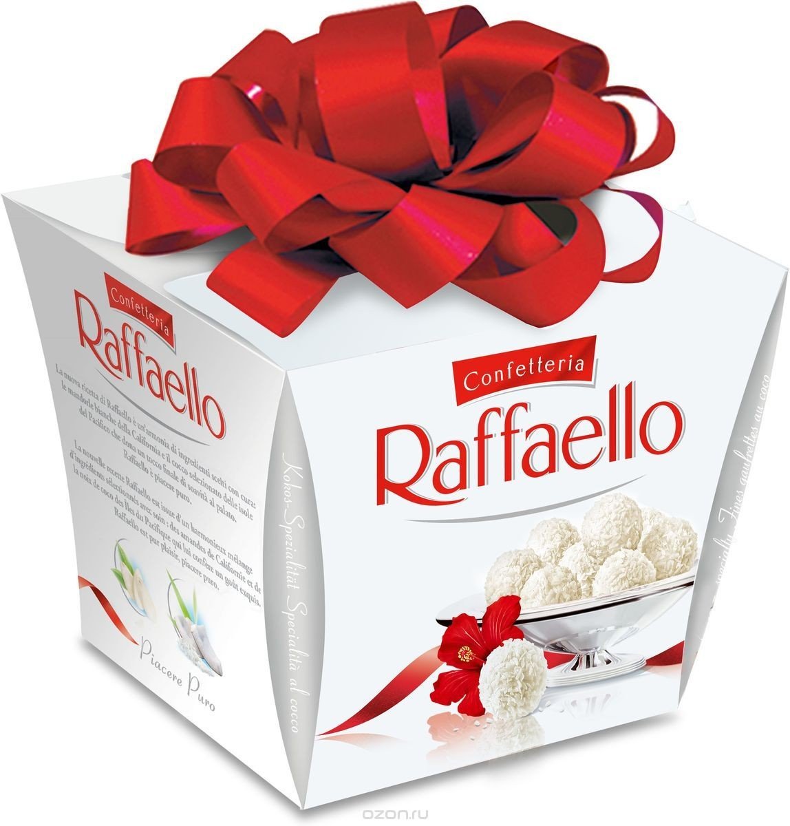 Конфеты Raffaello с цельным миндальным орехом в кокосовой обсыпке, 500г