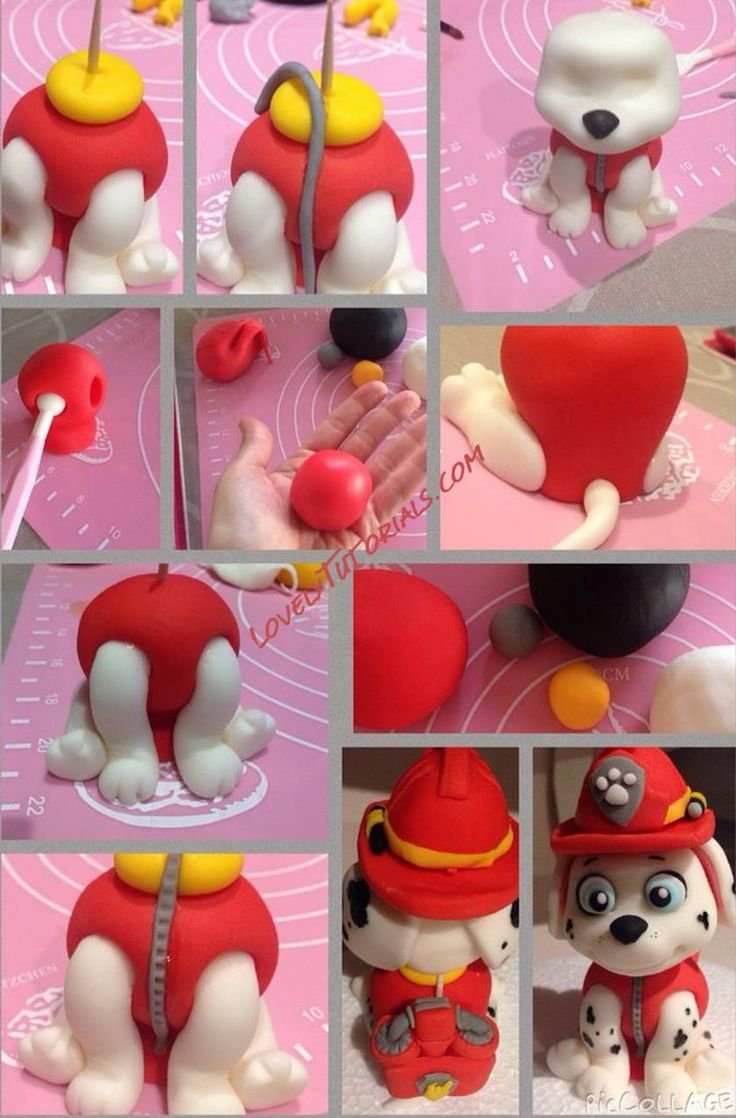 Фигурки из мастики Щенячий патруль МК