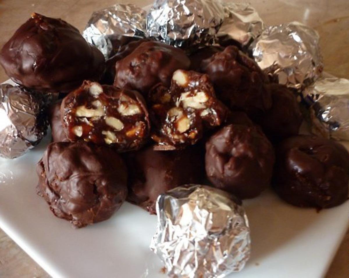 Конфеты мягкий грильяж в шоколаде recept