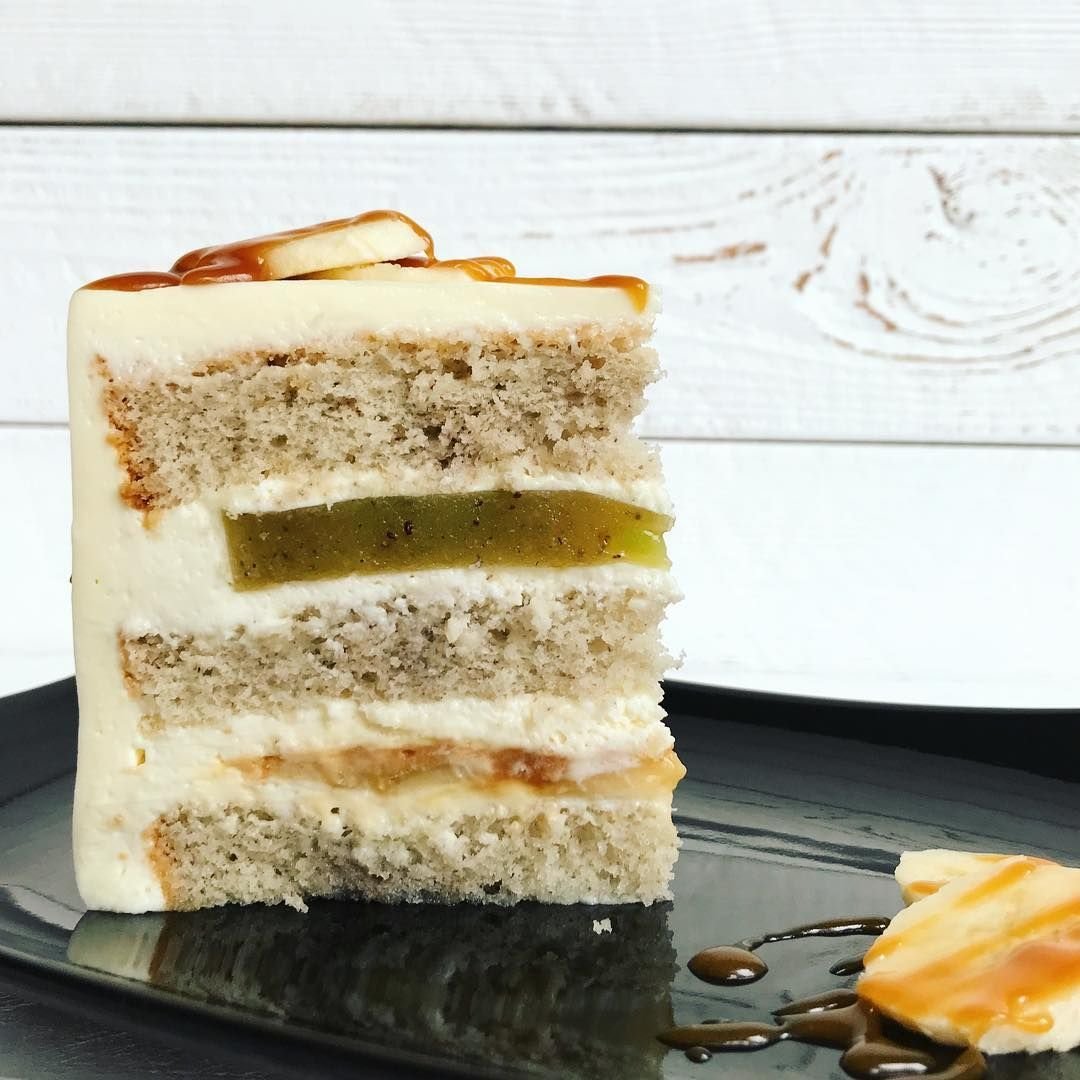 Бисквит, мусс, конфи