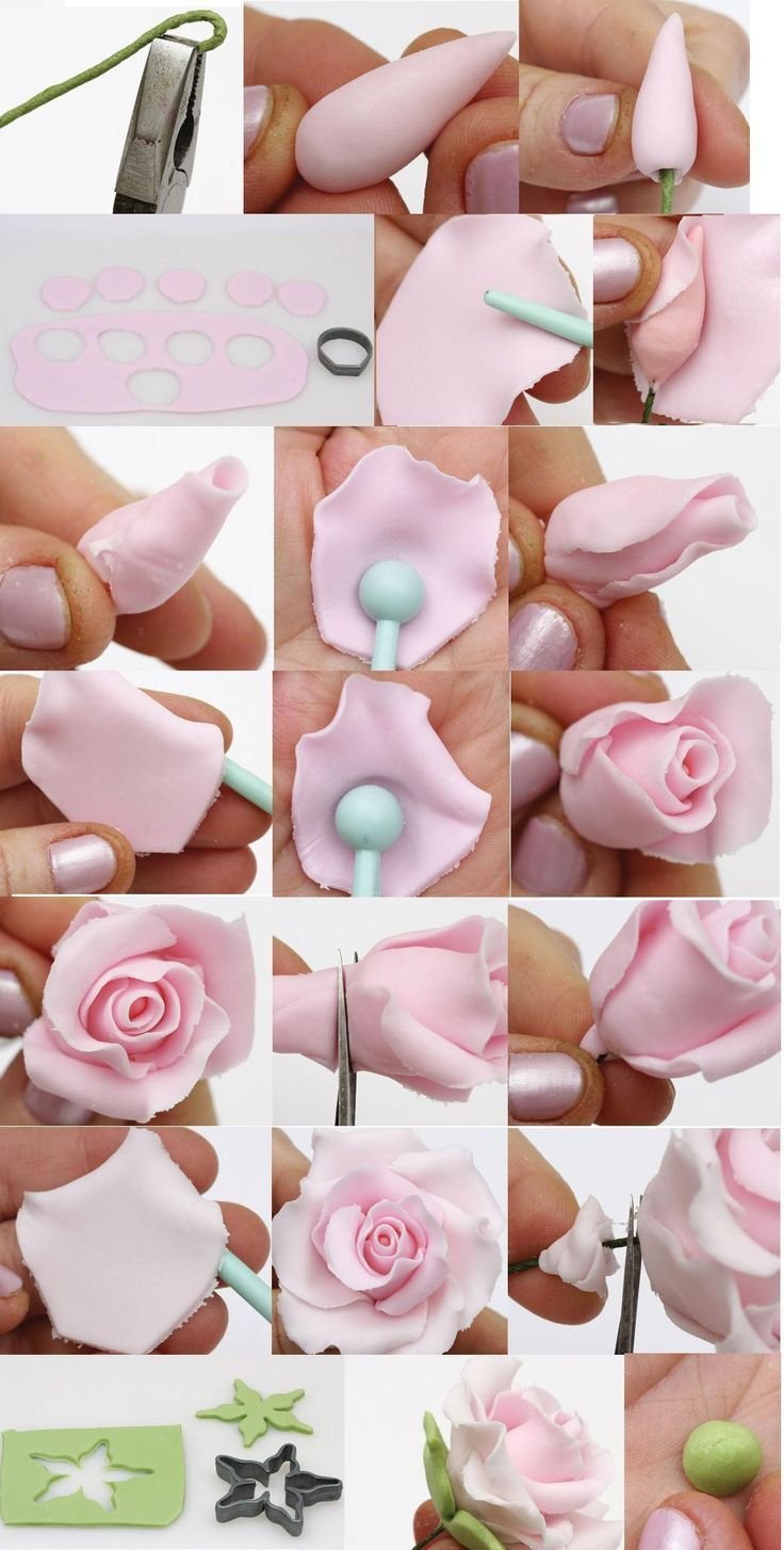 Фигурки из мастики для начинающих