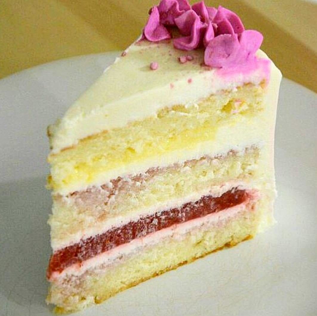 Торт с конфи и кремом чиз