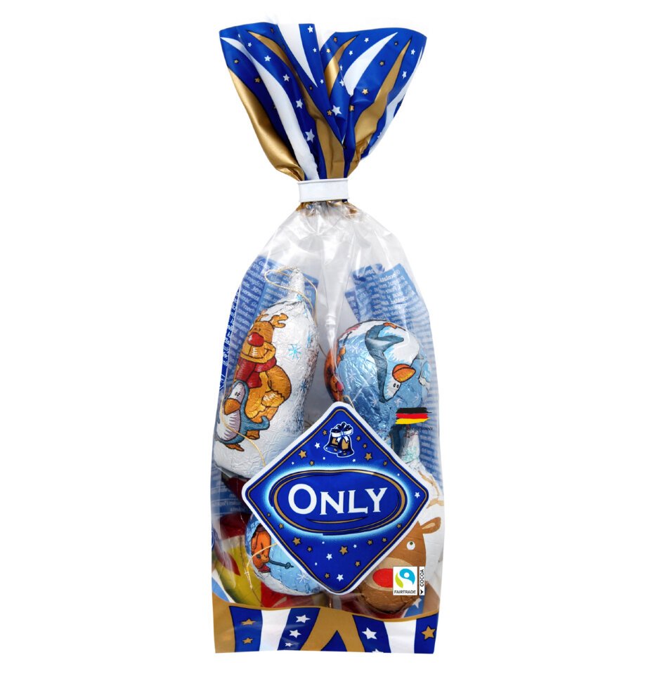 Шоколадные фигурки only Choco Santas 100 гр