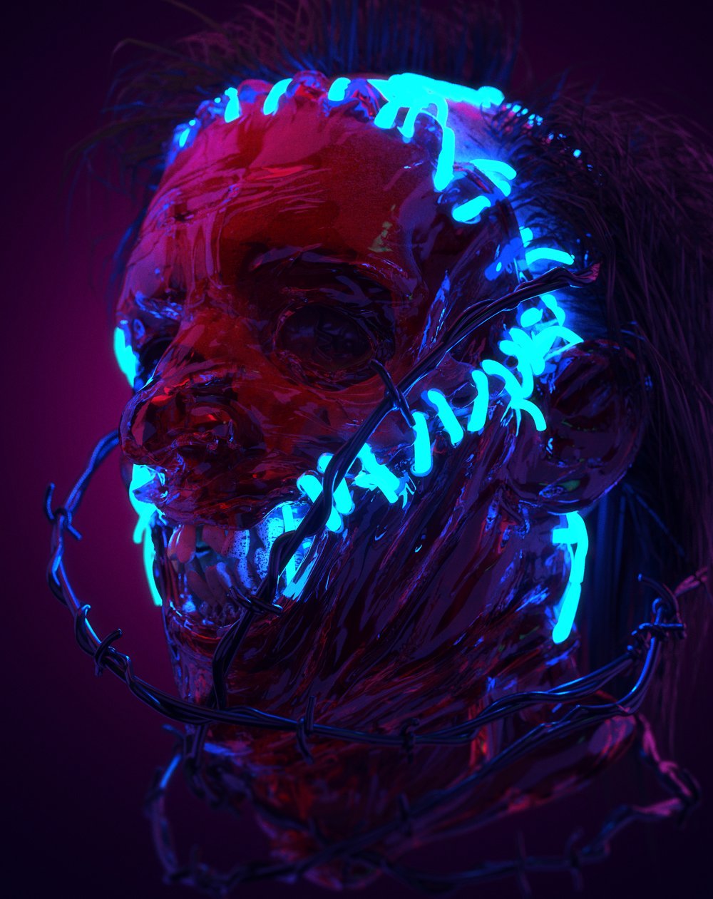 Cyberpunk 2077 скелет