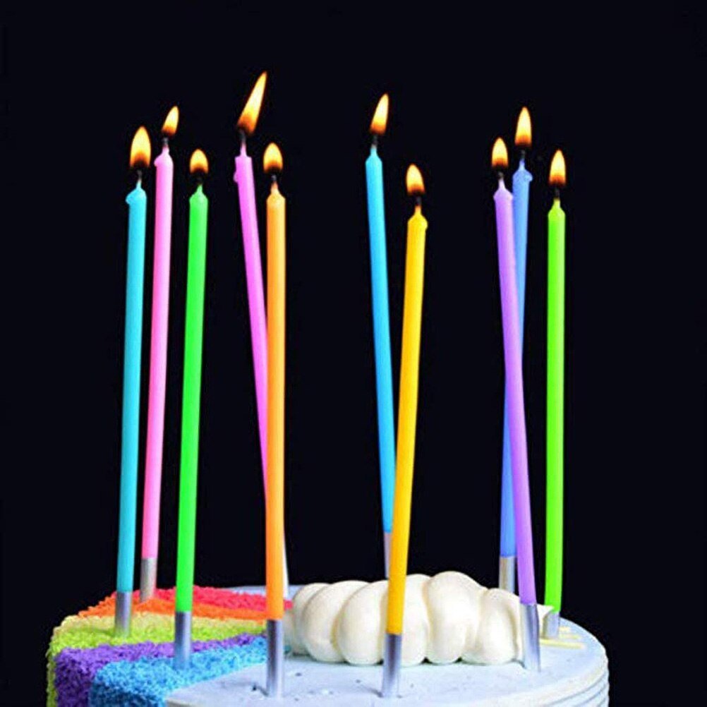 Акриловые свечи для торта