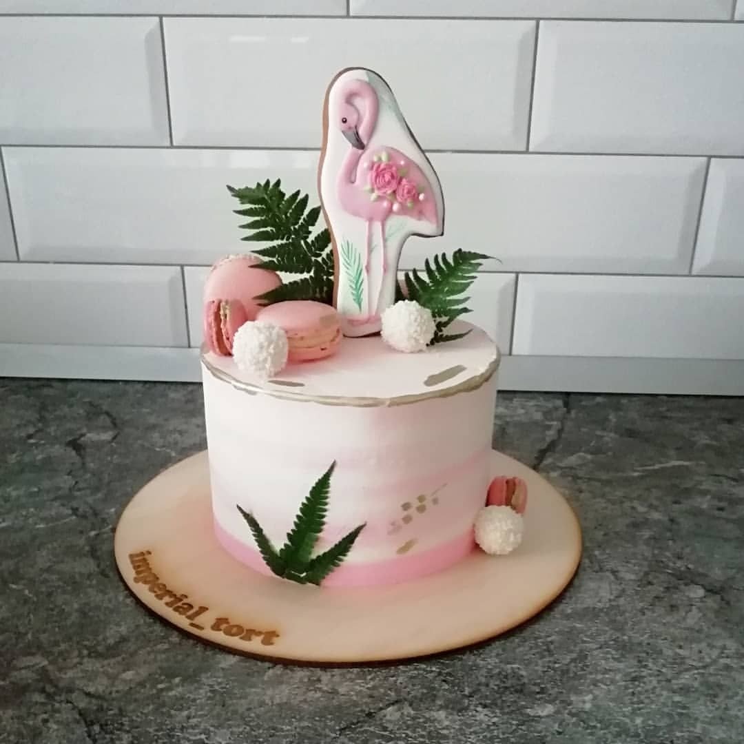 Торт с кокосом и Фламинго