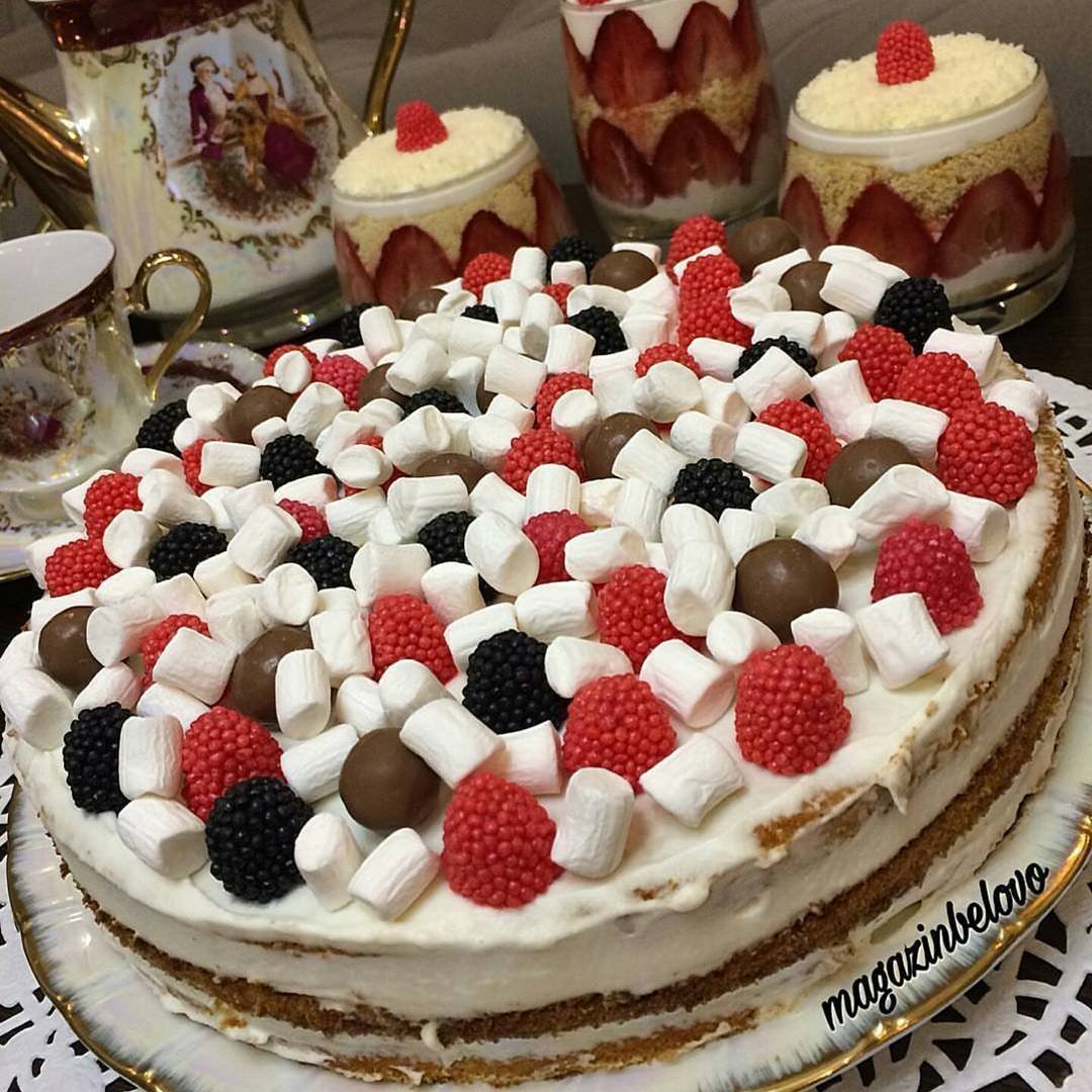 Торт с сырным кремом