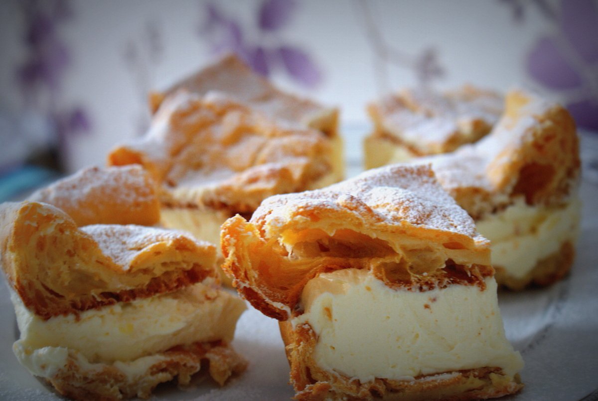 Польский пирог с яблоками
