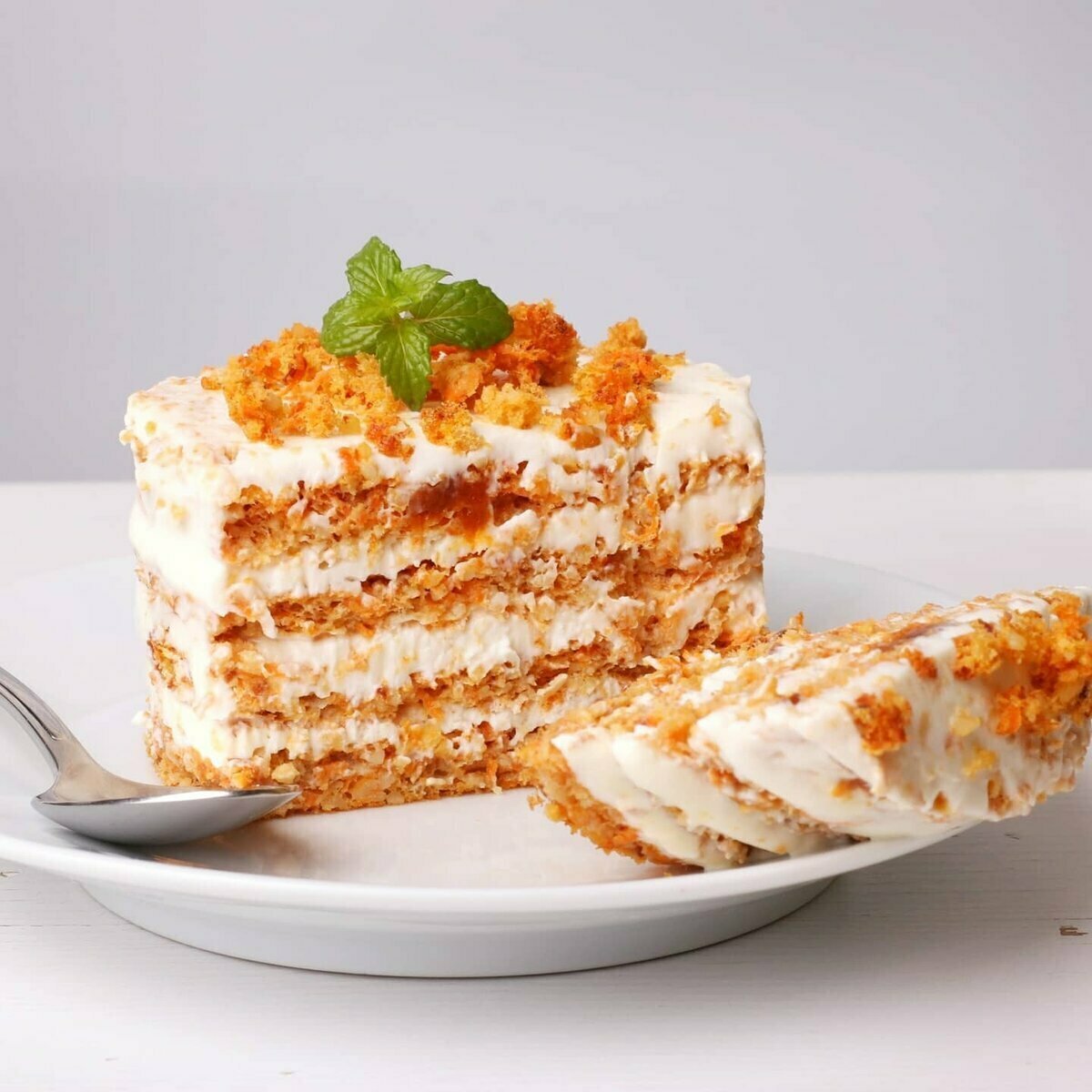 Морковный пирог бисквит