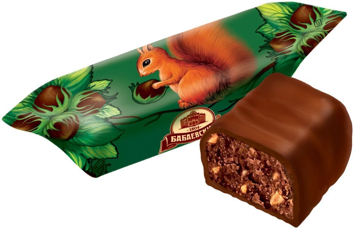 Кот с конфетами