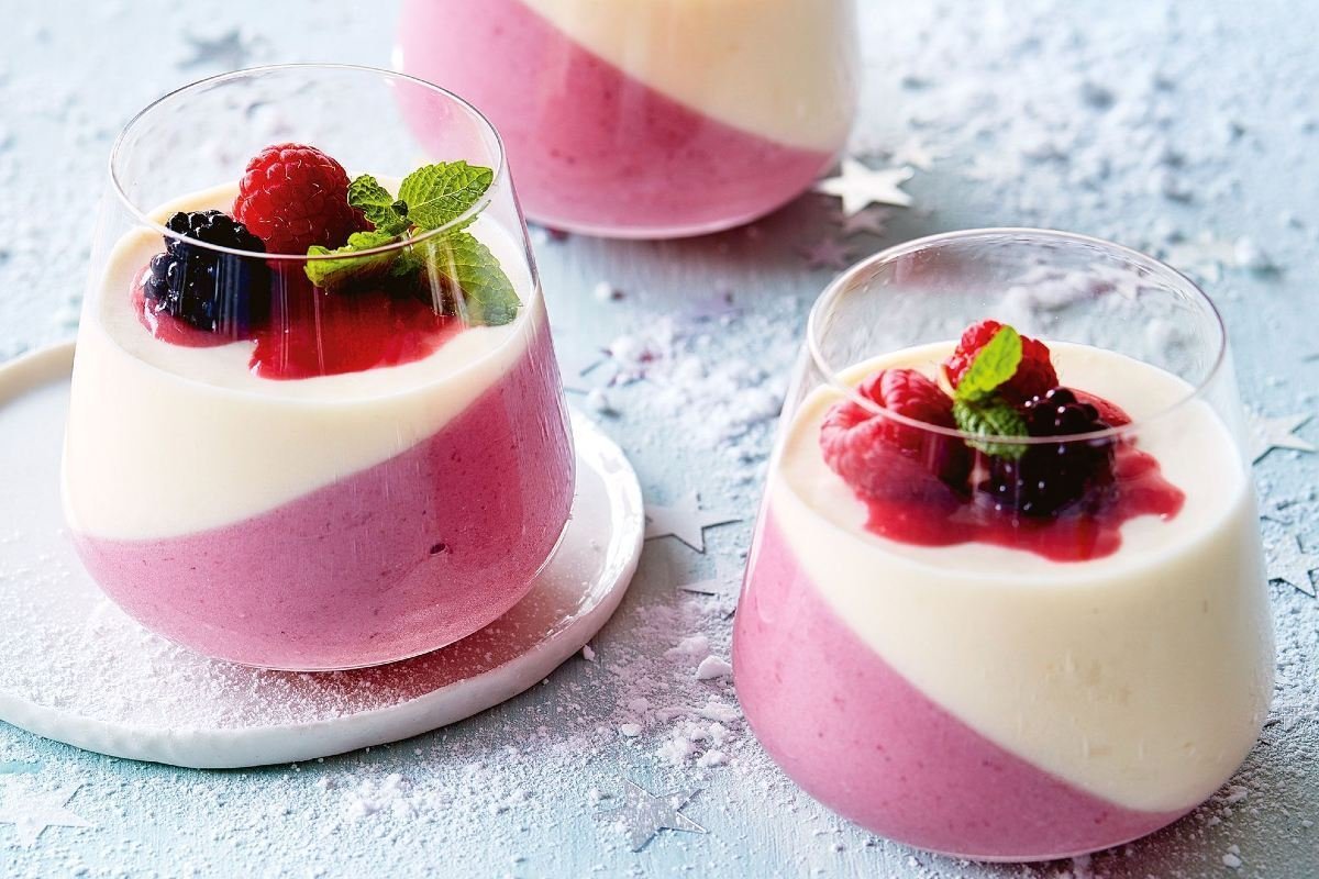 Десерт panna Cotta