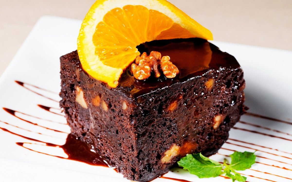 Шоколадно апельсиновый торт без выпечки