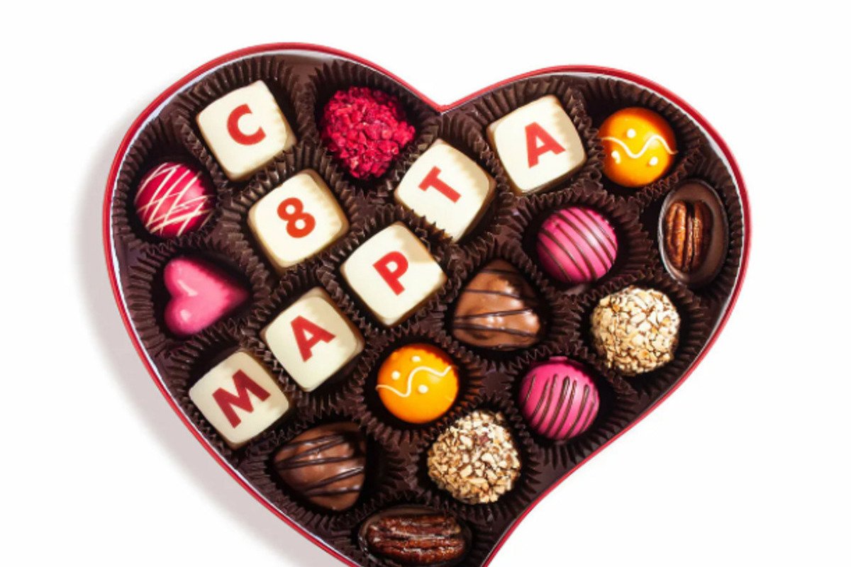 Конфеты на 8 марта