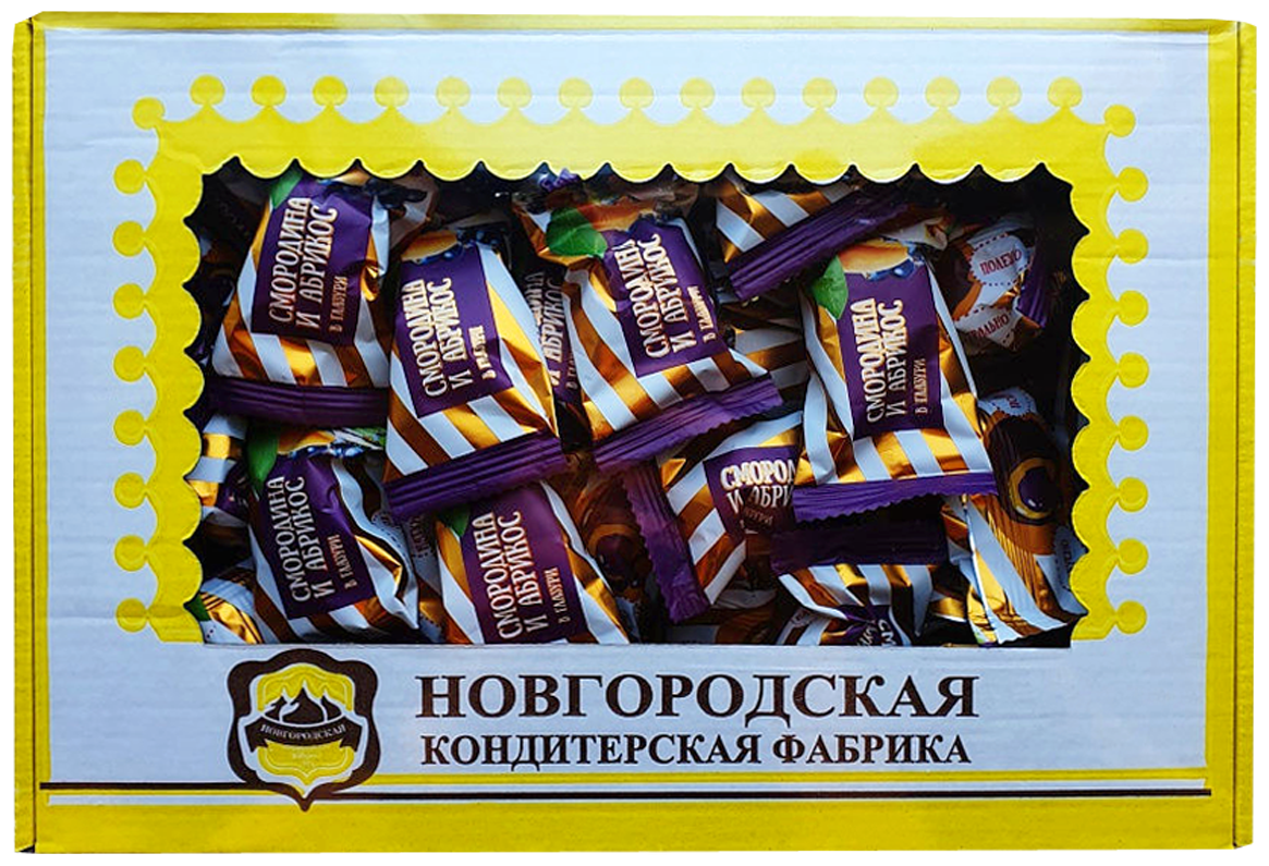 Абрикос в глазури конфеты. (Новгородская КФ)