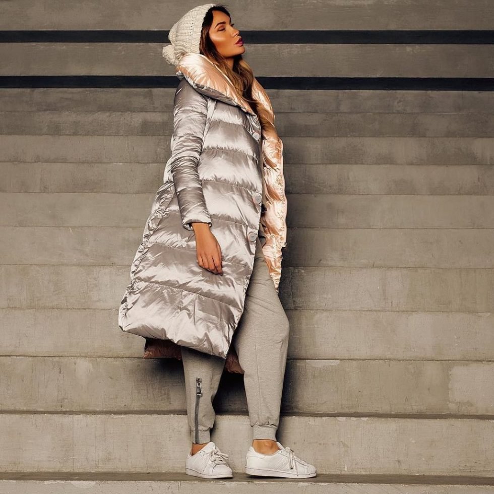 Длинный пуховик женский 2022 Oversize Celine