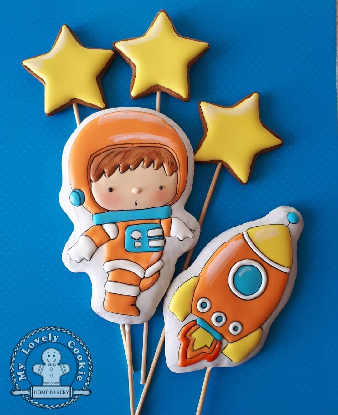 Торт космос с пряниками для мальчика