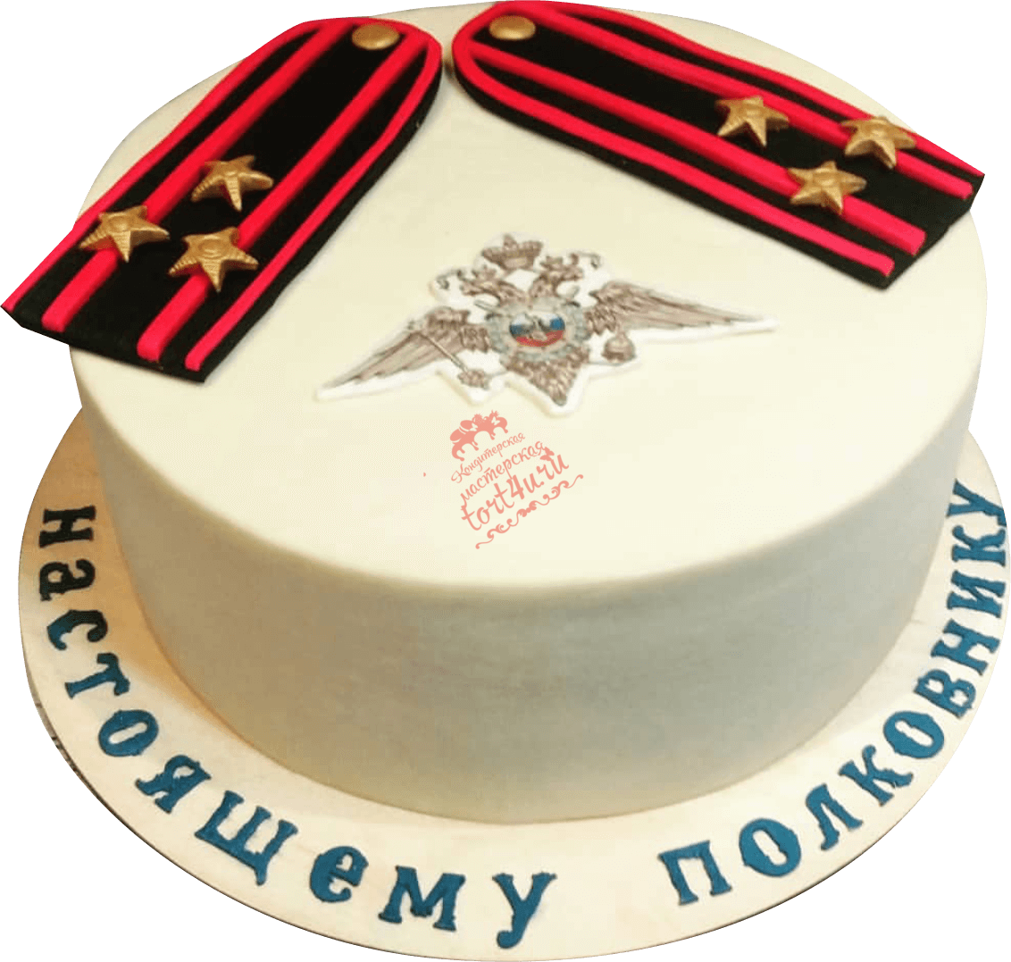 Торт на 23 февраля полицейскому